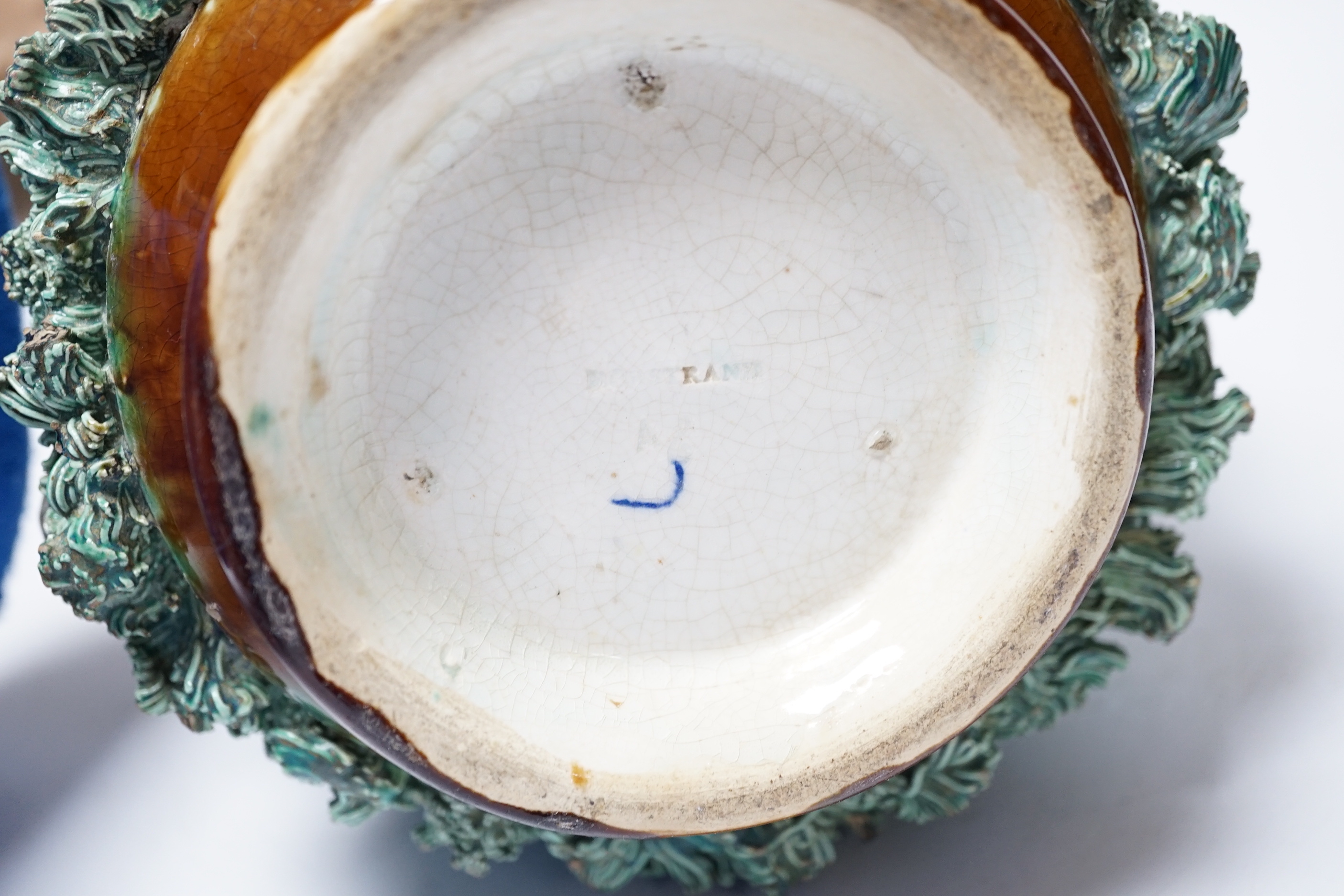 A Rorstrand floral encrusted vase, 21cm